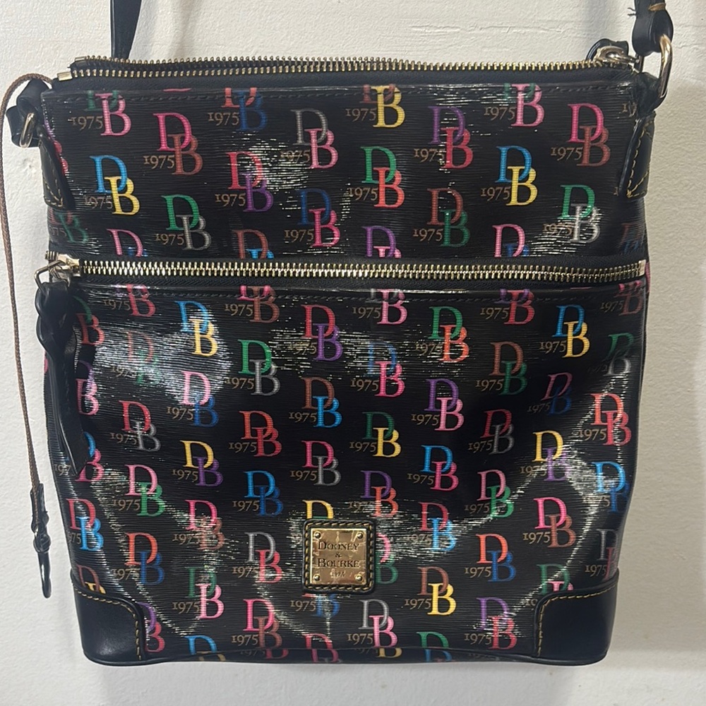 Dooney & Bourke Black Crossbody Bag with Gold Hardware - Picture 11 of 11